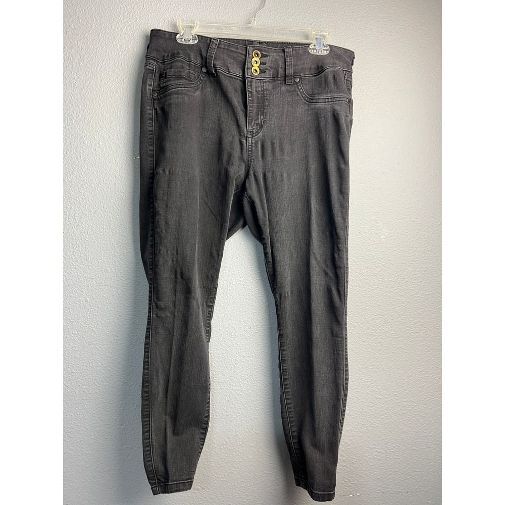 Torrid Feel The Fit Jeggings Black Super Stretch Skinny Jeans 14S Gothic Grunge